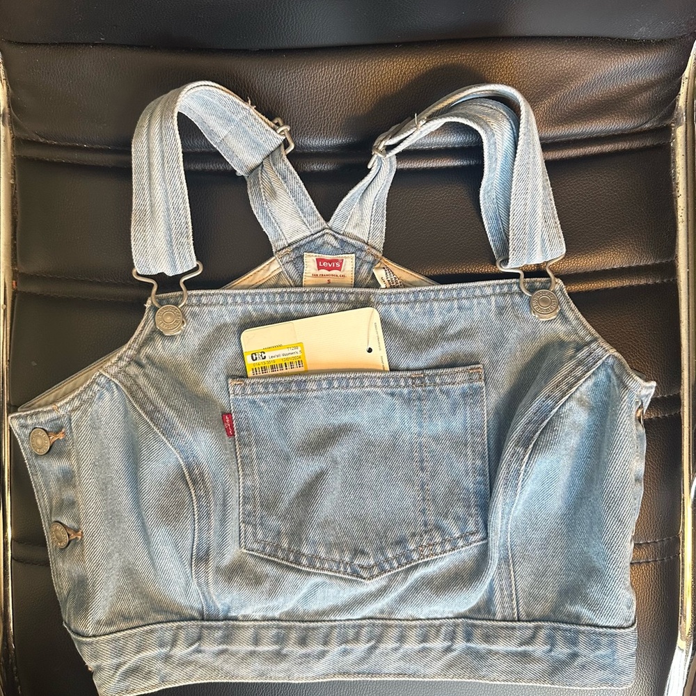 Levi's Blue Denim Bralette
